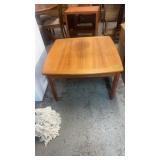 DANISH MODERN COFFEE TABLE, 33'X33'X19'