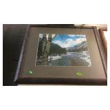 RIVER SCENE FRAMED PHOTOGRAPH
