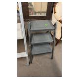 GRAY COSCO STEP STOOL