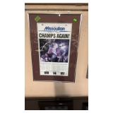 FRAMED MONTANA GRIZZY 2001 NATIONAL CHAMP