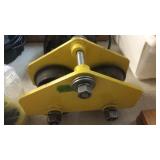 STEEL I BEAM ROLLER, YELLOW