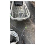 GREEN AND BLACK PELICAN SNOWMOBILE SLED