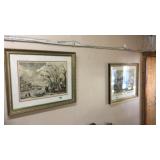 PAIR OF FRENCH FRAMED PRINTS, 36'X29'