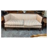 VINTAGE FRENCH LOUIS XVI STYLE SOFA W/ STRIPPED