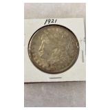 1921 MORGAN SILVER DOLLAR