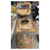 CHEESE CLOCHE, WOVEN MATTS & COLLAPSIBLE FRUIT