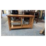 MISSION OAK SOFA TABLE, 49'X18'X29'