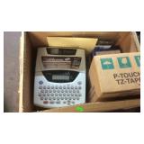 P-TOUCH LABEL MACHINE W/ TAPE