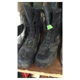 LEATHER LACE UP BOOTS SIZE 13