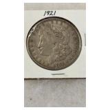 1921 MORGAN SILVER DOLLAR