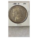 1881-S MORGAN SILVER DOLLAR