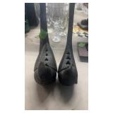 2 CAST IRON BIRD INCENSE BURNERS