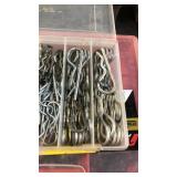 2 HARDWARE ORGANZIERS W/ COTTER PINS & MISC