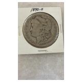 1890-O MORGAN SILVER DOLLAR