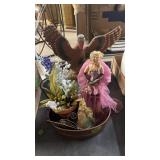 WILD TURKEY LIQUOR BOTTLE & DECOR ITEMS