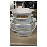 GROP OF CORNING WARE DISHES