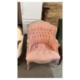 FRENCH UPHOLSTERED SIDE CHAIR