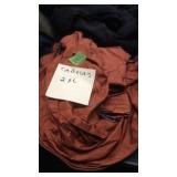 CABELA'S 2XL WINDBREAKER STYLE JACKET, RUST COLOR