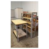 SHOP TABLE & SHOP SHELF