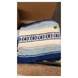 2 MEXICAN RUGS & BLANKETS