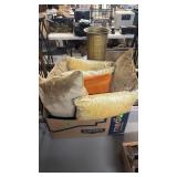 BX OF DECORATIVE PILLOWS