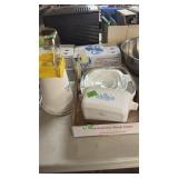 AIR POPPER & CORNING WARE DISHES