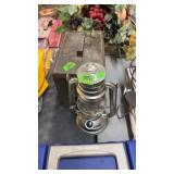 SMALL BATTERY OP BARN STYLE LANTERN & AMMO BOX