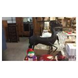 SANTA LIGHT, REINDEER CANDLE & SNOWMAN