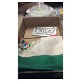 MEXICAN FLAG & MONTANA LICENSE PLATE