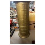 TALL METAL DECORATIVE CAN