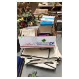 MUSIC CD'S,CLOSET SHOE ORGANIZER, NEW MOEN SHOWER