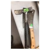 SHINGLING HAMMER & MEAT CLEAVER