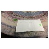 3 ANTIQUE HAND WOVEN CIRCULAR RUGS  *SUNDAMAGED