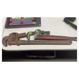 2 PIPE WRENCHES