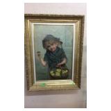 OIL ON CANVAS PAINTING, FRAMED 20'X27'