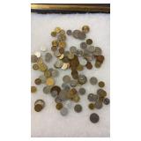 BAG OF FOREIGN COINS