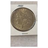 1921 MORGAN SILVER DOLLAR