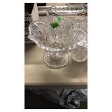 LARGE GROUP OF LEADED CRYSTAL