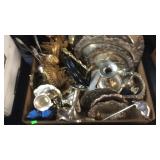GROUP OF SILVER PLATE ITEMS