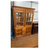 2 PC PINE HUTCH
