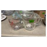 PYREX & ANCOR HOCKING MEASURING CUPS