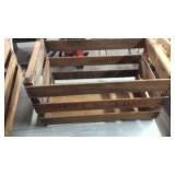 JEFF MELONS WOOD FRUIT BOX