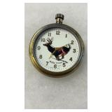 PHILLIP CROW WHITETAIL DEER POCKET WATCH