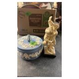 WEDGEWOOD COVERED DISH, GREEK WRESTLERS