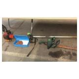 SHINDAWA GAS POWERED TRIMMER & ELECTRIC HEDGE