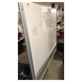 WHITE ROLLING MARKER BOARD, 76'X62'