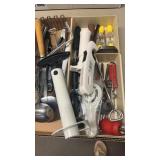 BOX OF KITCHEN UTENSILS