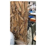 FREE STANDING DECORATIVE DRIFT WOOD PANEL, 24'X88'