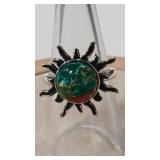 TOURQUOISE COLOR 925 RING SZ 7