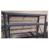 WAYLAND METAL SHELVING UNIT - ADJUSTABLE